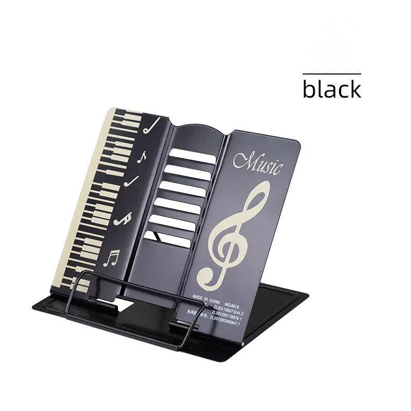 

1Pc Metal Desktop Music Book Stands Stage Performance Musical Instrument Universal Portable Accessories