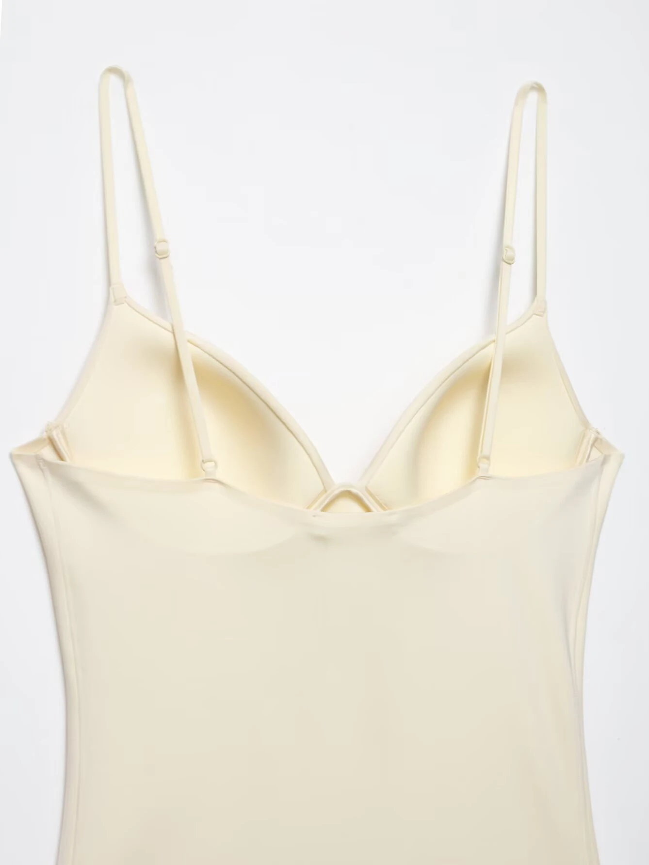 HH Damen Mode Schlankes Camisole-Top Einfarbig Minimalistisch Lässig Spaghettiträger Kurzes Top 2026 Sommer Back-to-School-Outfit – Detail 7