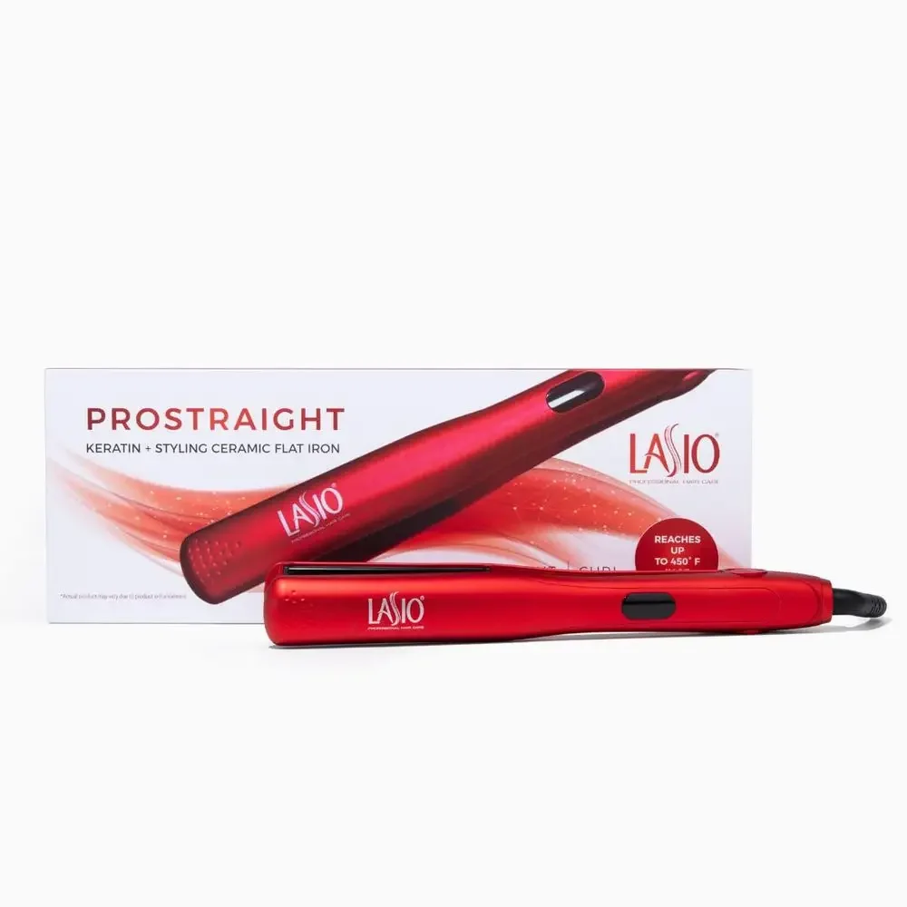 

1 Inch Pro Straight Ceic lat Iron Hair Straightener – rizz-ree Shine, Sn-Quality Heat, 6 Temp Settings, Matte inish, Digital Dis