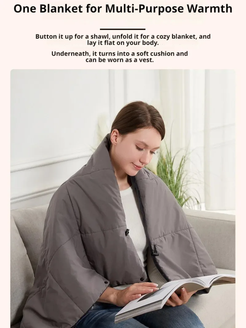 Smart Electric Blanket Winter Multifunctional Electric Heating Blanket Wearable Shawl