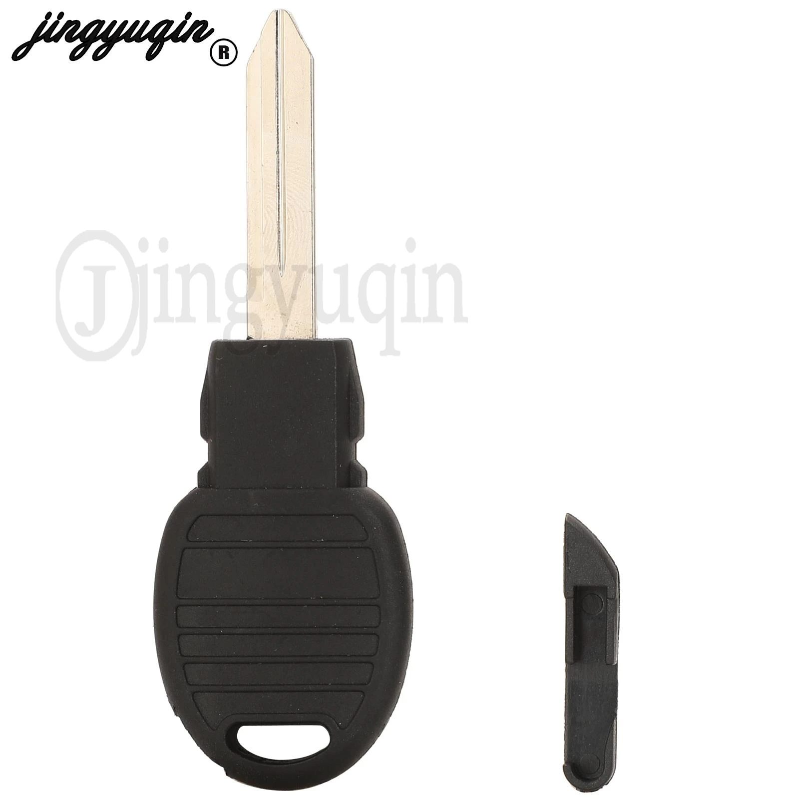 

jingyuqin Transponder Chip Remote Car Key Shell Case Y170 Blade For Chrysler Dodge For Jeep Key Blank Cover Fob Replacement