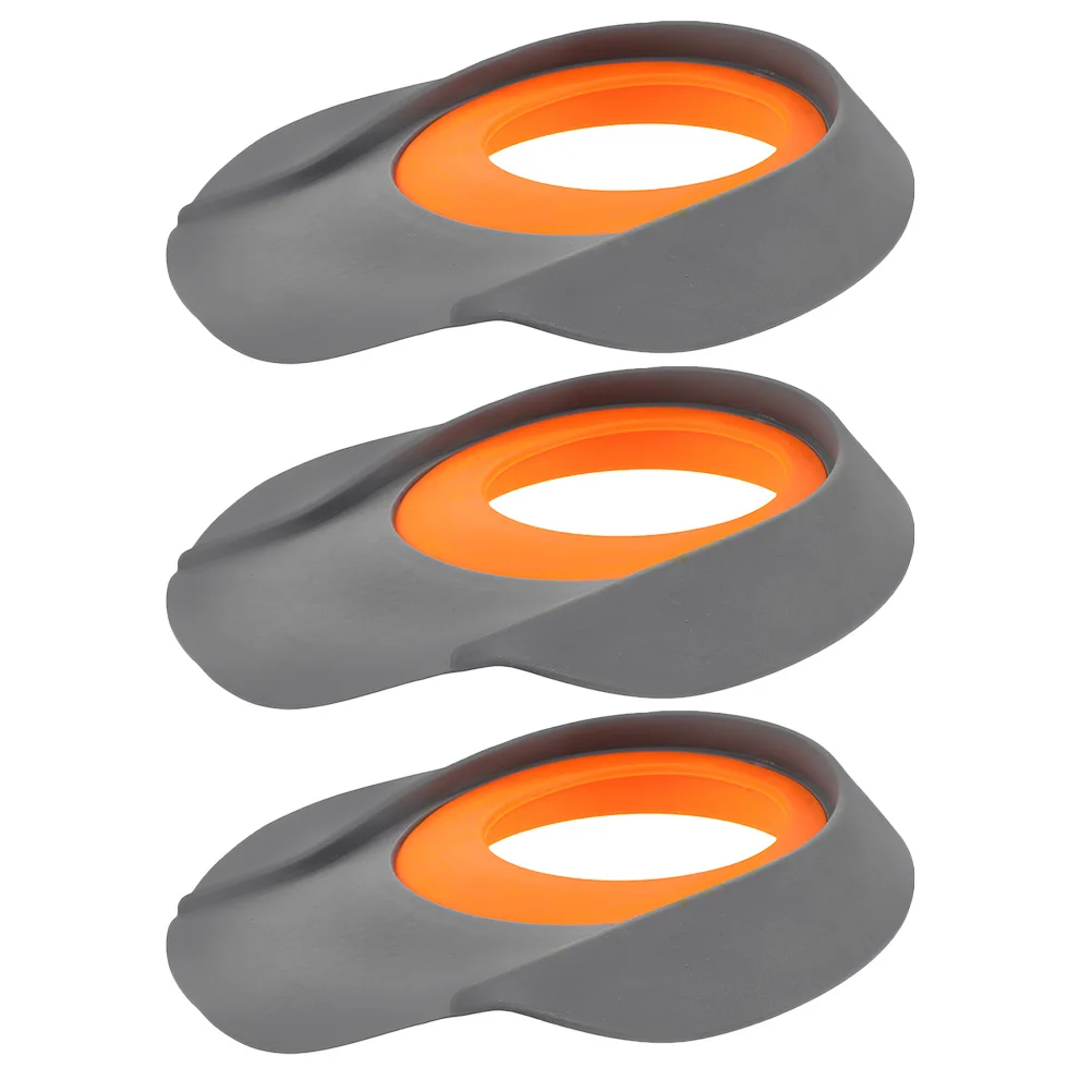 

3Pcs Golf Putting Cup Indoor Practice Equipment Portable Training Hole Cup Putt Practice Aid Golf Accessories Grey