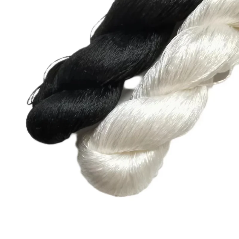 1 color 400m Suzhou embroidery 100% natural silk embroidered line thread diy special Silky normal