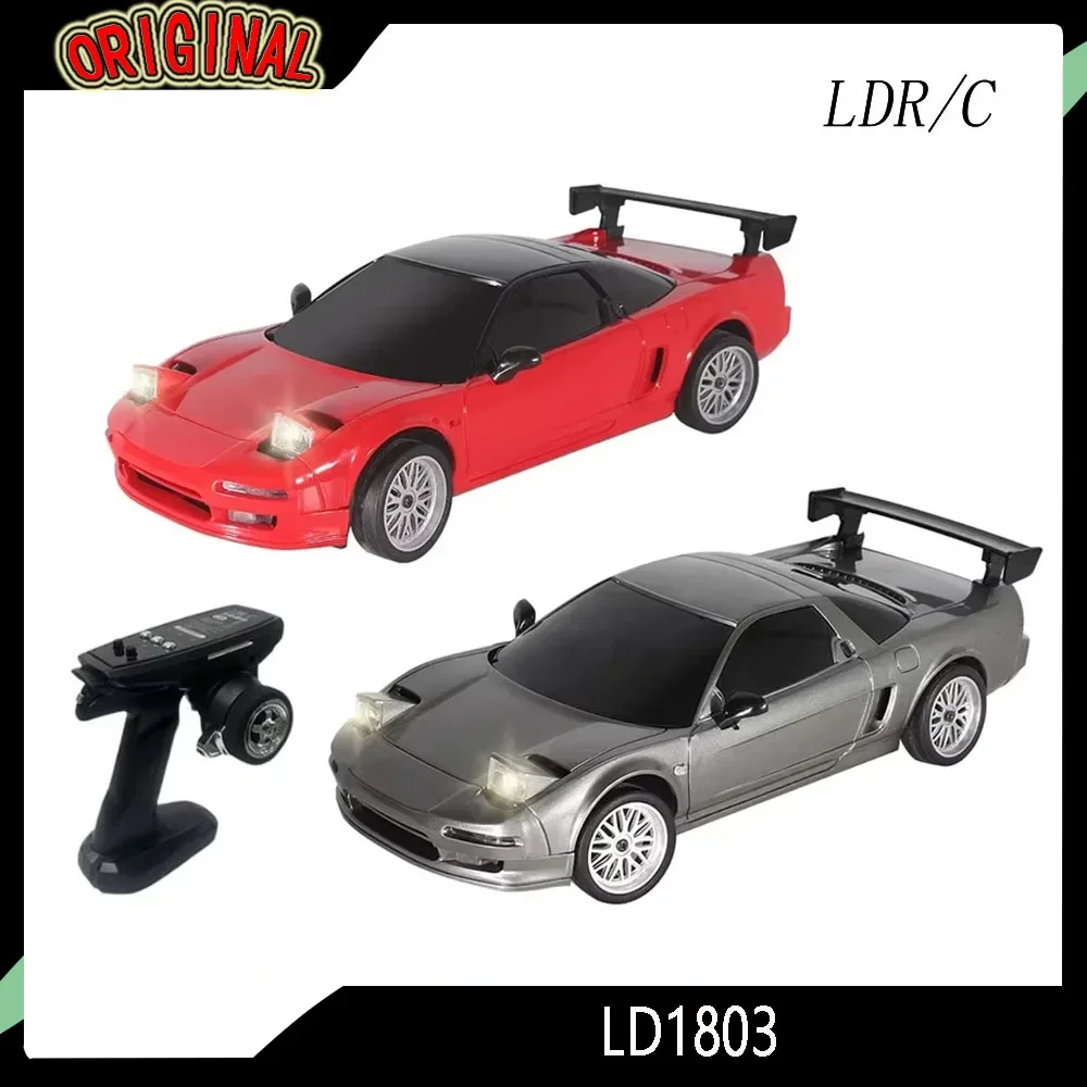 

LDRC LD1803 NXS 1/18 RTR RC Drift Car - 2.4G 2WD w/ESP Gyro, LED Lights & Full Proportional Control