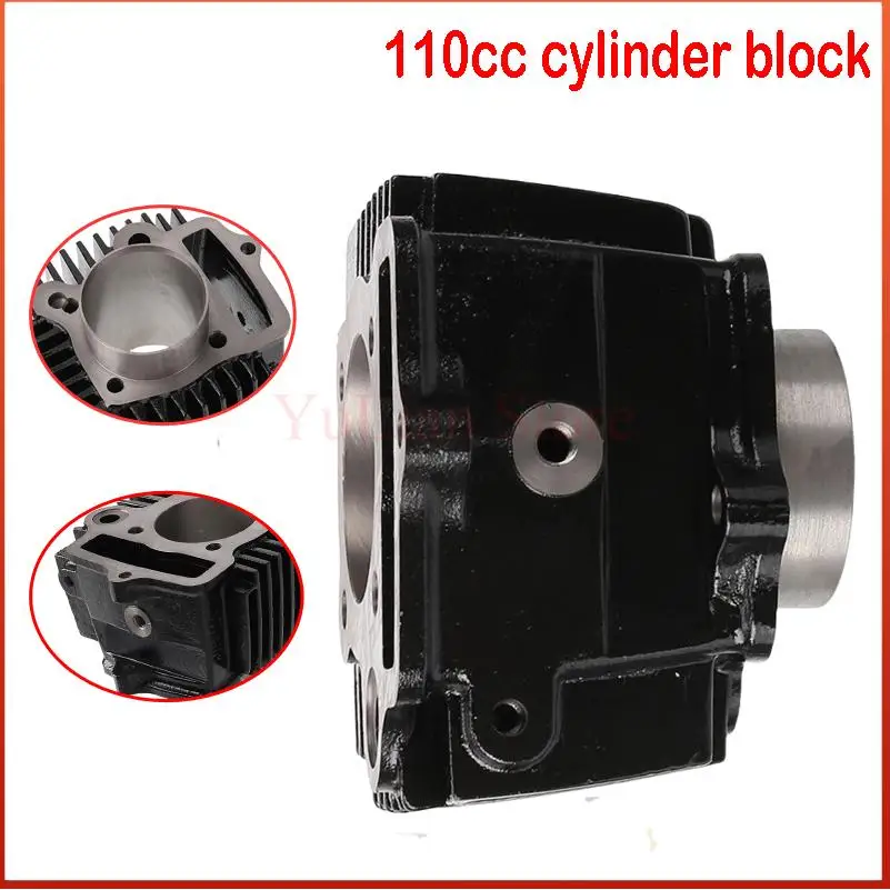 Cilindro de Motor de Motocicleta de 110 CC Apto para Italika FT110 XT110 ATV110 52.4 MM