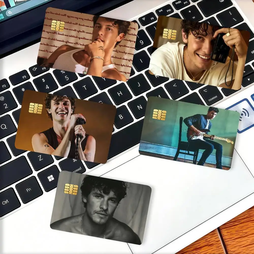 Canadian singer S-Shawn M-Mendes Credit Card Decorative Card Stickers Suitable For Bank Cards Metro Transit Anti-scratch Gift
