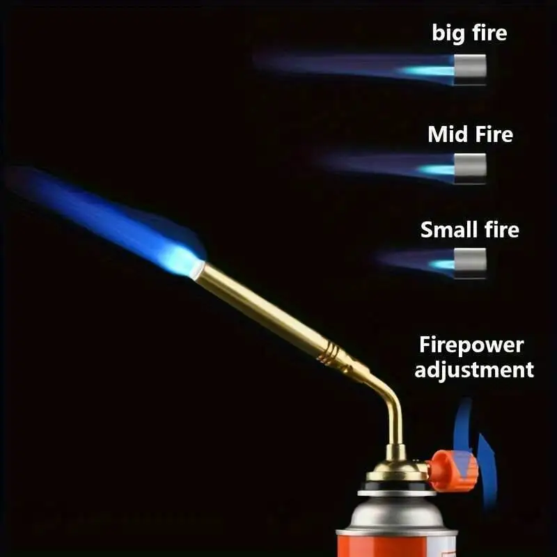 1 Piece Zinc Alloy Outdoor Baking Igniter, Portable Torch For Caramel, Baking, Desserts, BBQ, Charcoal, Campfire, Camping And