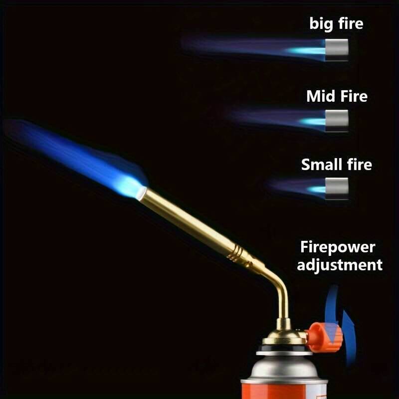  1 Piece Zinc Alloy Outdoor Baking Igniter, Portable Torch For Caramel, Baking, Desserts, BBQ, Charcoal, Campfire, Camping And 