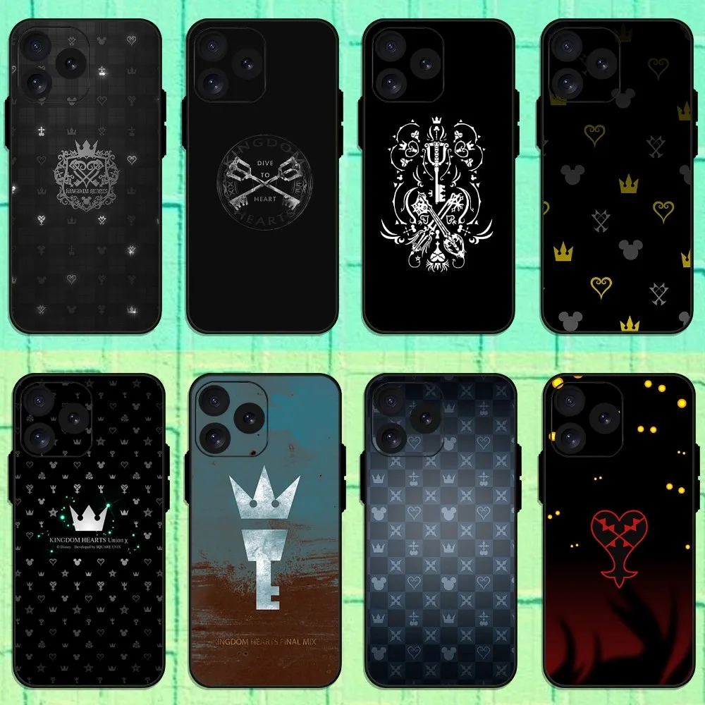 Kingdom Hearts Game Phone Case For iPhone 8 11 12 13 Pro 14 15 Mini X XR XS max Plus Shell