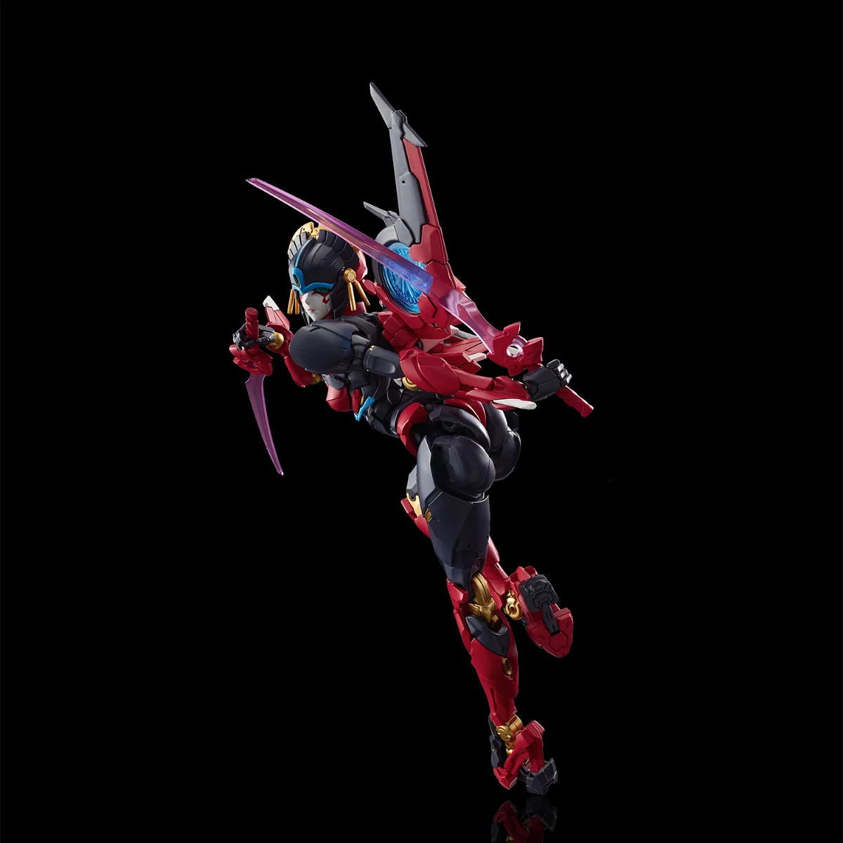 Officially Licensed Flametoys Furai Action Windblade Figure Anime Transformers Crossroad Character Model view 5