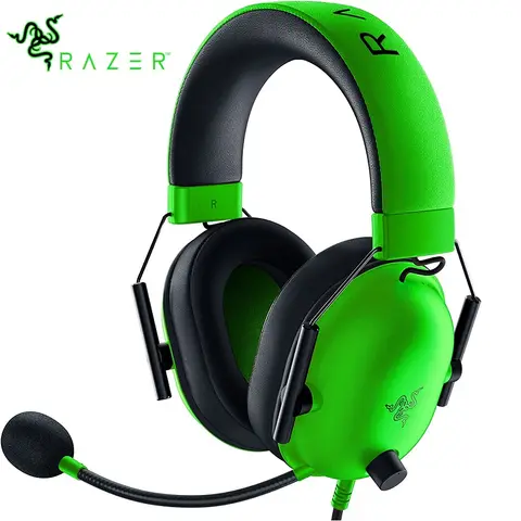 Razer BLACKSHARK V2 X Headphones E-sports Game Headset with Microphone 7.1 Surround Sound - for PC, Mac, PS4, PS5, Switch, X