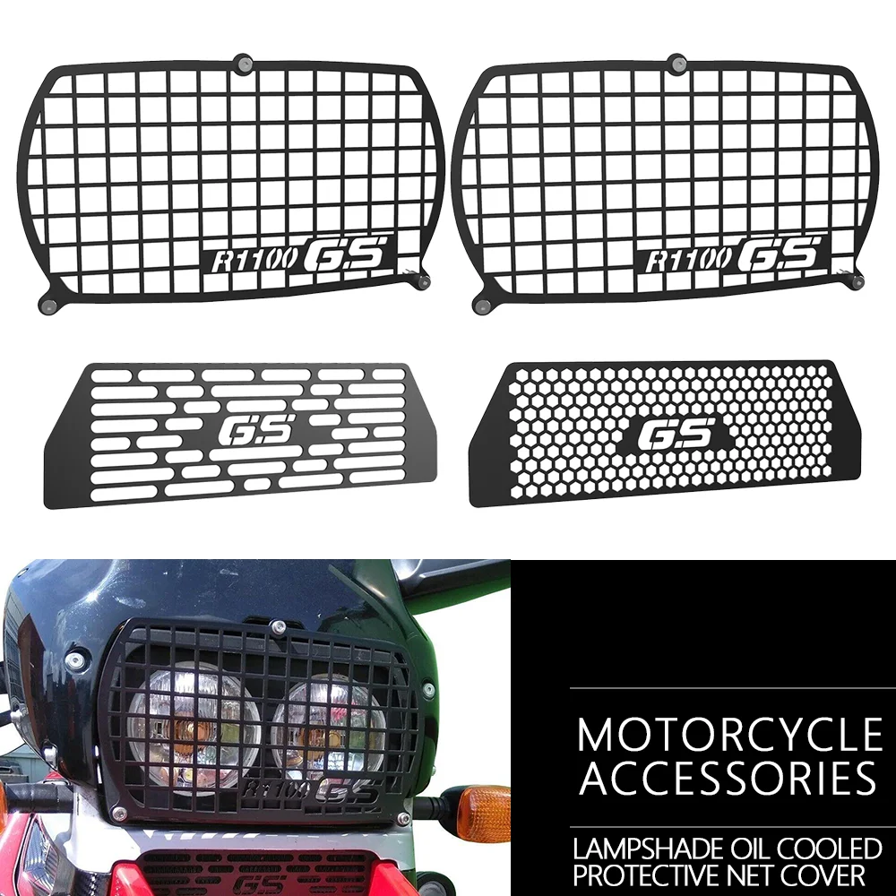 Motorcycle Oil Cooler Grilles Protector Radiator Guard Cover Headlight Guard Set For BMW R1100GS R 1100 GS 1994-1997 1998 1999