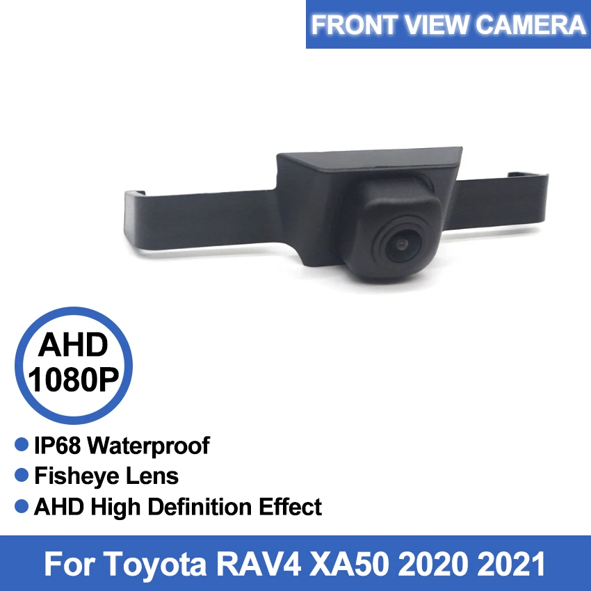 

HD CCD Car Front View Camera For Toyota RAV4 XA50 2020 2021 Waterproof Night Vision Fisheye Front Grille Camera