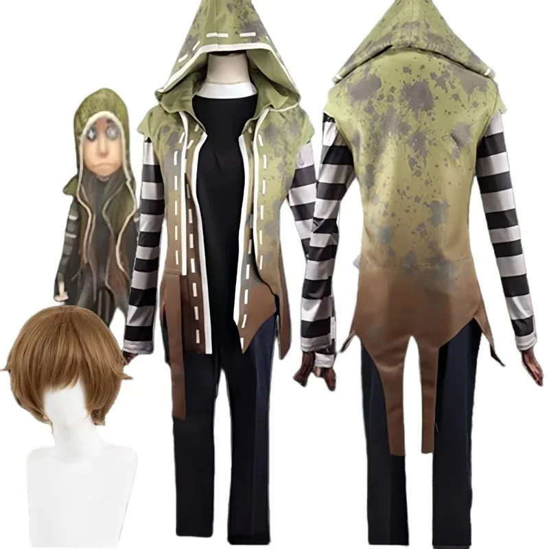 

Naib Subedar Косплей Костюм Пальто с капюшоном в полоску с длинными рукавами