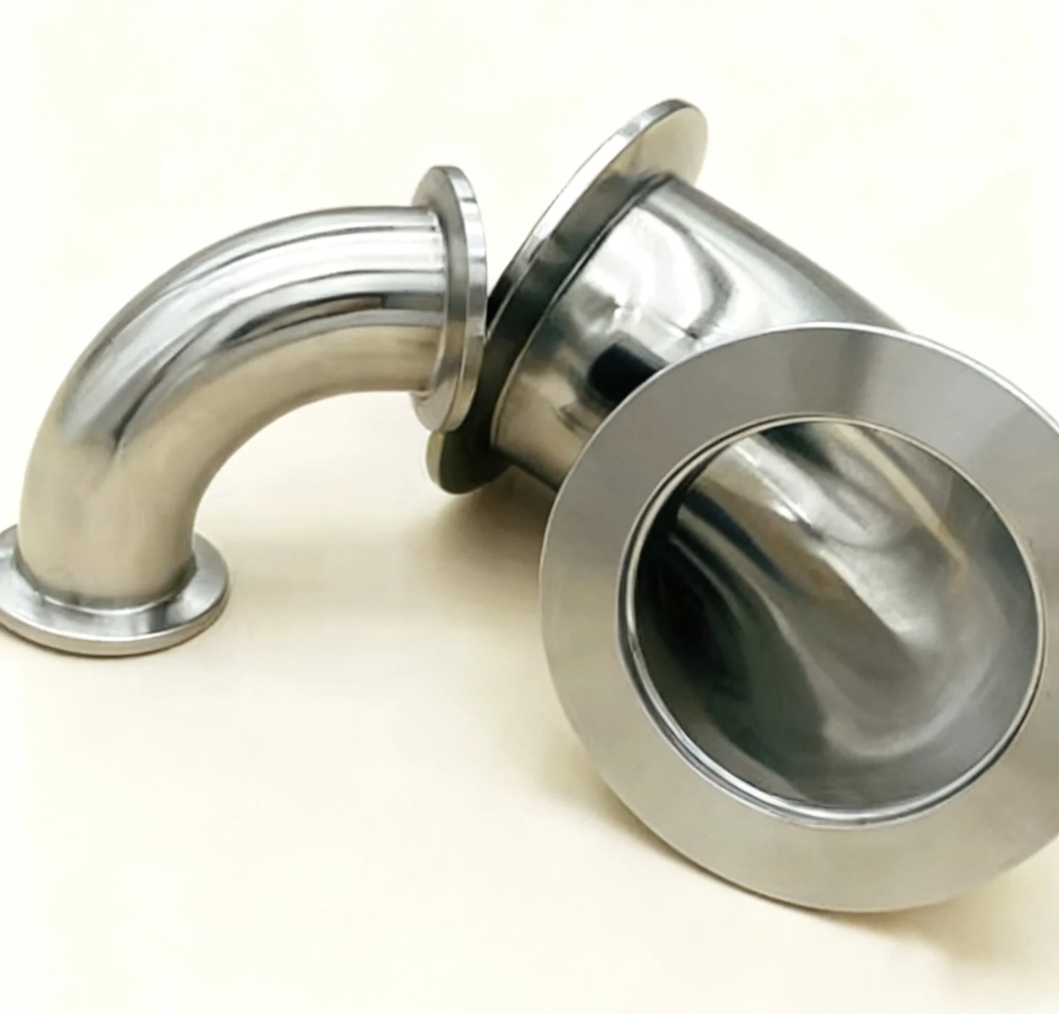 KF16, KF25, KF40, KF50, KF elbow vacuum flange adapter, vacuum KF elbow, elbow flange connector, 304Stainless steel