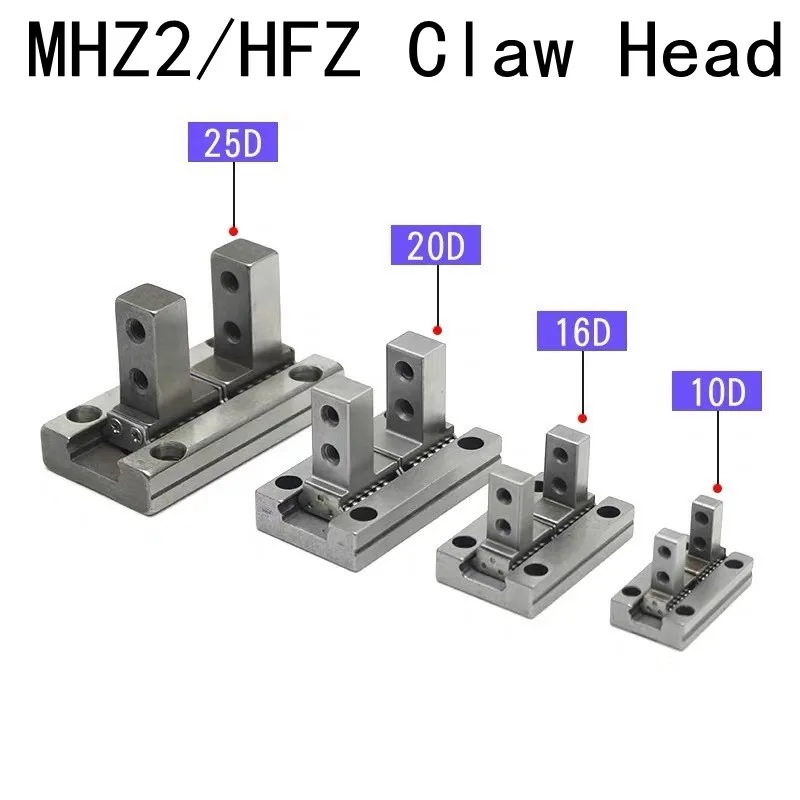 

Parallel Finger Head MHZL2 MHZ2 Jaw 16D 20D 25D 32D 40D Ball Clamping Claw Cylinder Accessories Factory Direct Sales