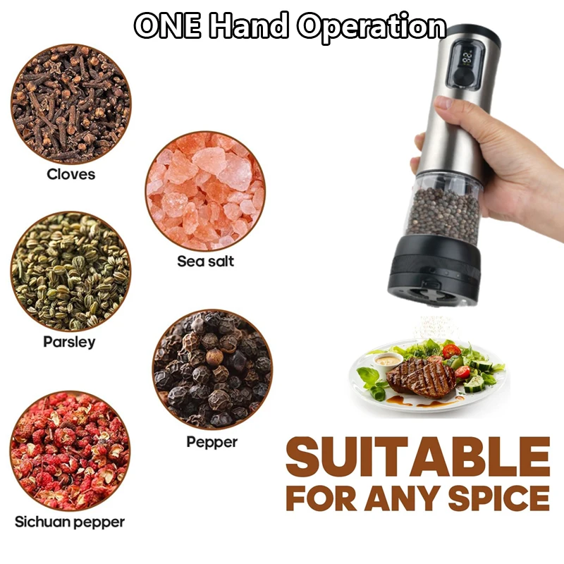 Rechargeable Electric Spice Grinders 5