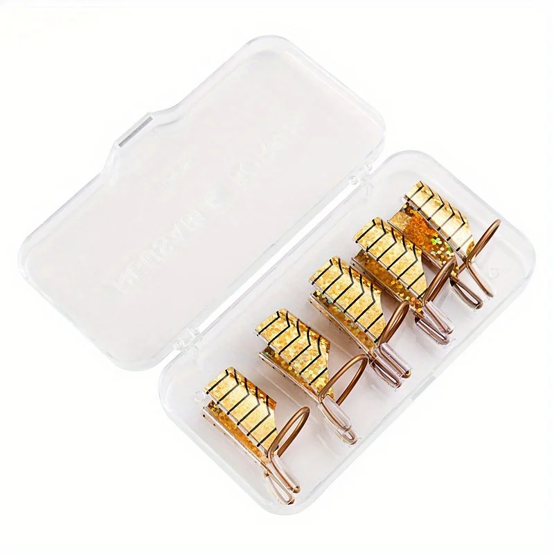 5pc Nail art C Gebogene Form Verlängerung Guide Tipps Französisch Folie Acryl Polnischen Gel UV Design Form Wiederverwendbare Metall Form maniküre Werkzeug