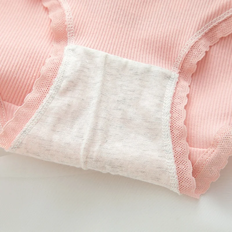 Damen unterwäsche Slips weibliche Cartoon Erdbeer bär Baumwolle Höschen Unterhose niedrige Taille Höschen Damen atmungsaktive Dessous
