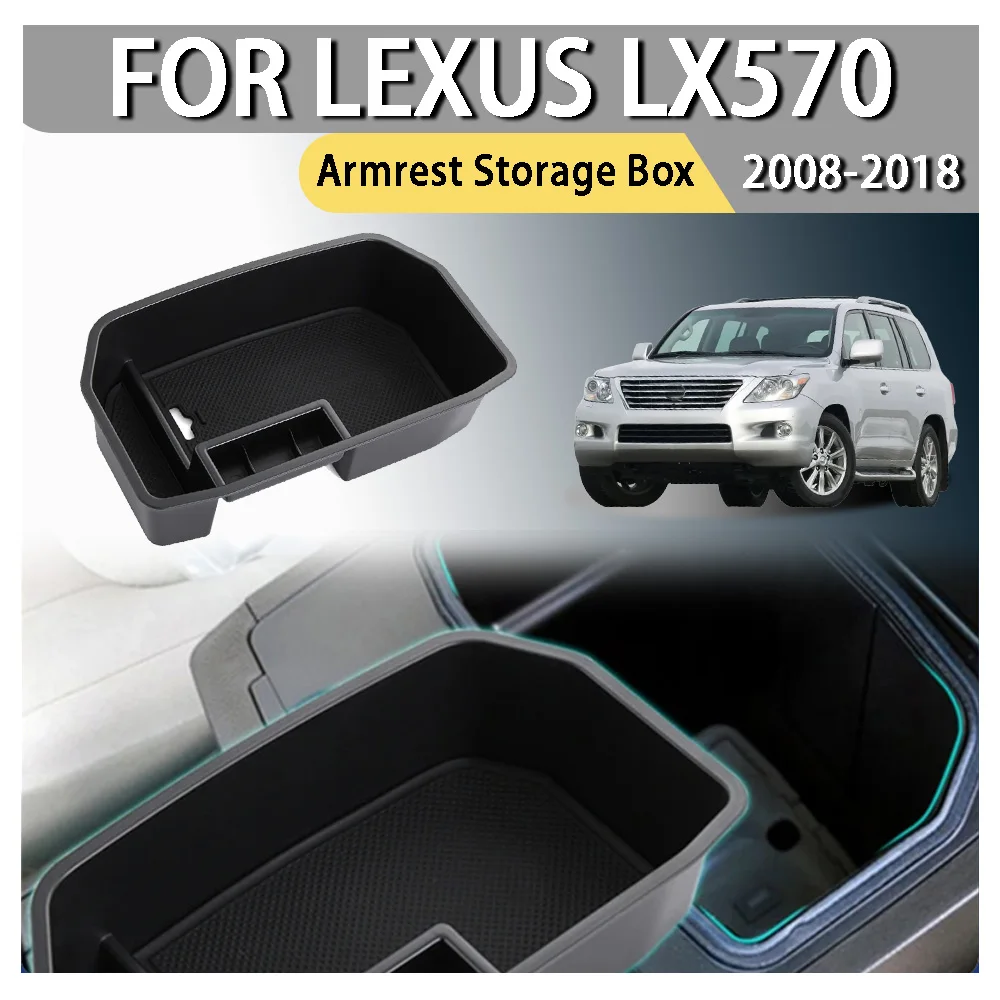 Armrest Storage Box For Lexus LX570 2008 2009 2010 2011 2012 2013 2014 2015 2016 2017 2018 Car Decoration Car Upgrade