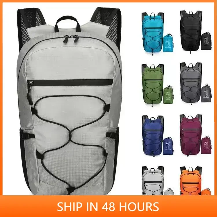 

Outdoor Folding Backpack Waterproof Hiking Bag Large Capacity Travel Backpack for Men and Women