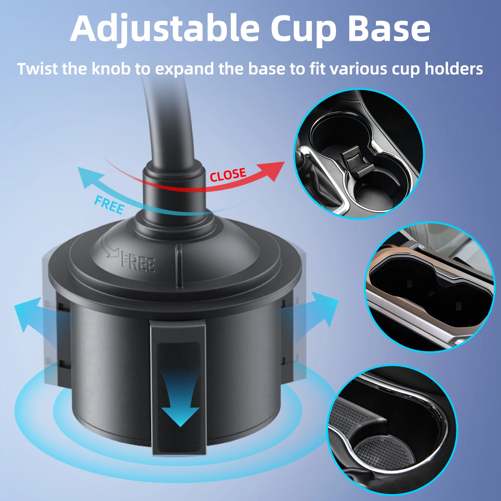 Magnetic Cup Holder Phone Crad - огляд і ціна Car Cup Holder Expander