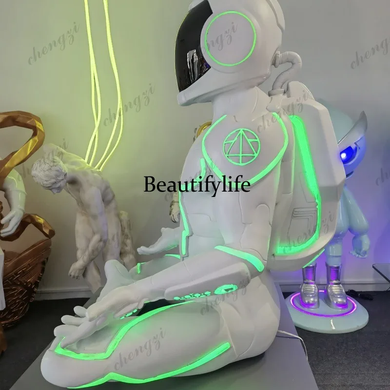 A74 FRP sculpture technology style bar light luxury creative soft decoration floor ornament