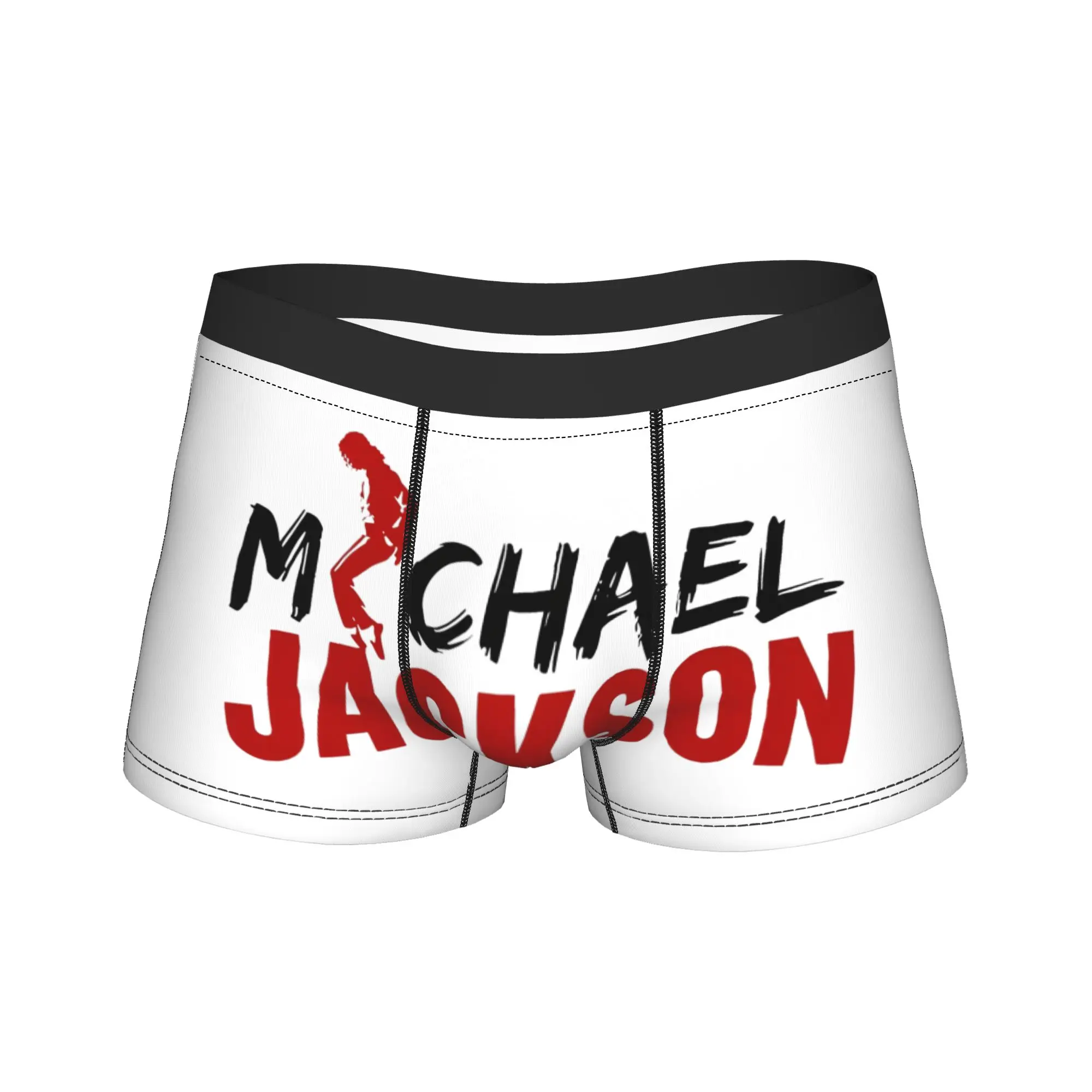 King of Pop Michael Jackson MJ Men's Boxer Briefs Ultra Soft Underwear  Underpants