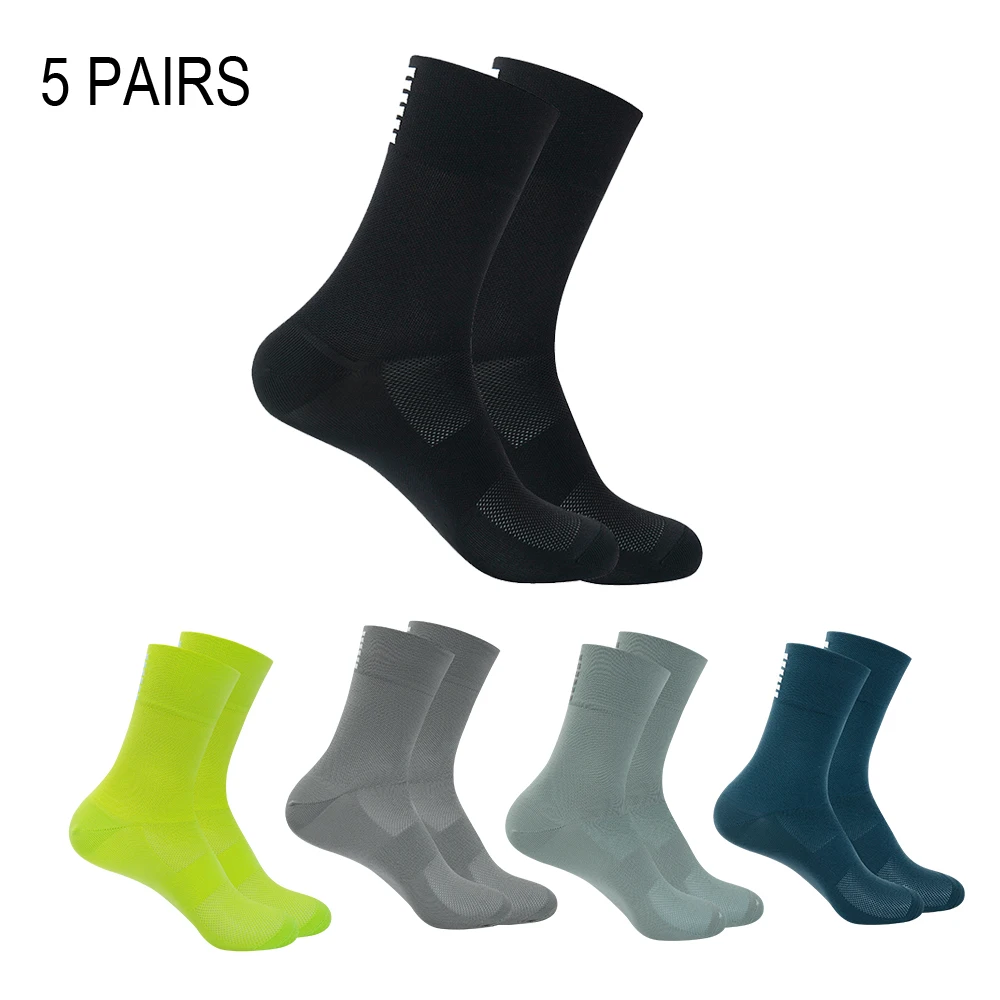 Ykywbike Rad socken 5 Paar Unisex Sport Renn socken Rennrads ocken atmungsaktive Outdoor-Sports ocken Laufs ocken mtb