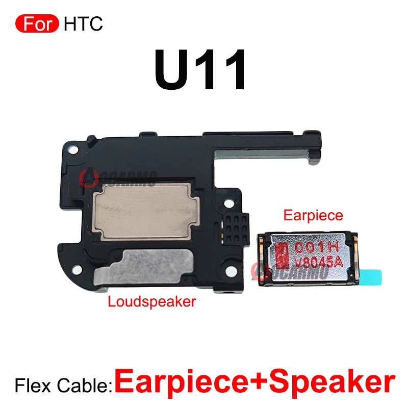 ลำโพงหูฟังสำหรับ HTC U11ด้านล่างลำโพง Flex Cable Replacement Parts