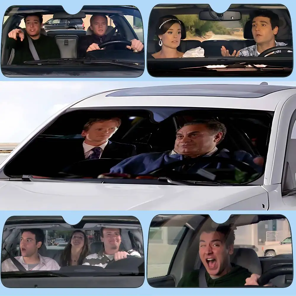 

H-How I Met Your M-Mother Car Sunshade Curtains Sunshade Car Window Windscreen Cover Sun Shade Auto Sun Visor Car-covers