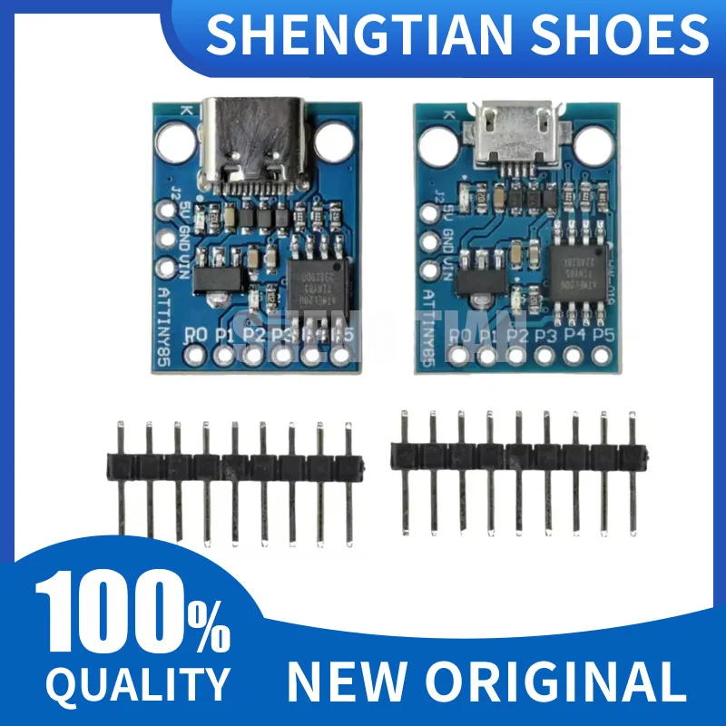 ATtiny ATtiny85 Digispark Kickstarter Micro USB Development Board Module IIC I2C TWI SPI Low Power Microcontroller