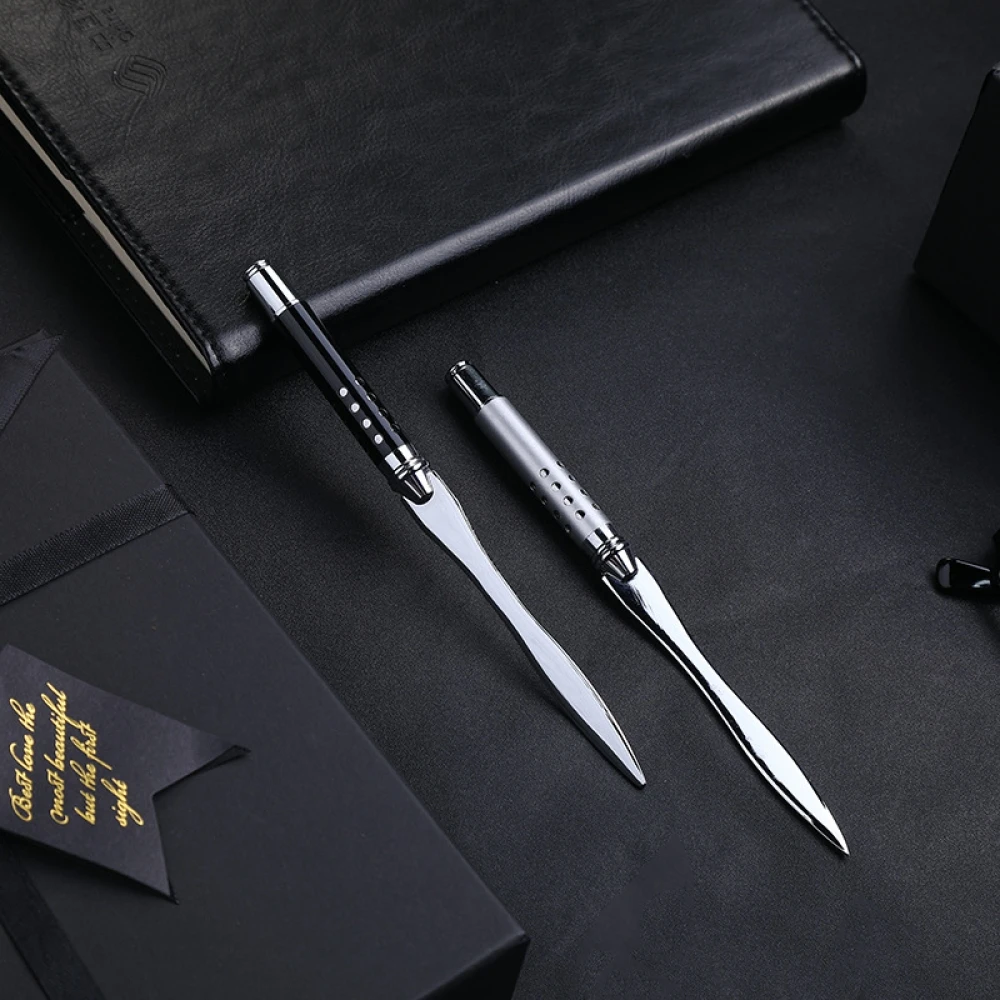 1pc envelope opening metal letter opener, metal cutting letter opener, creative office gifts gift cutting letter knife