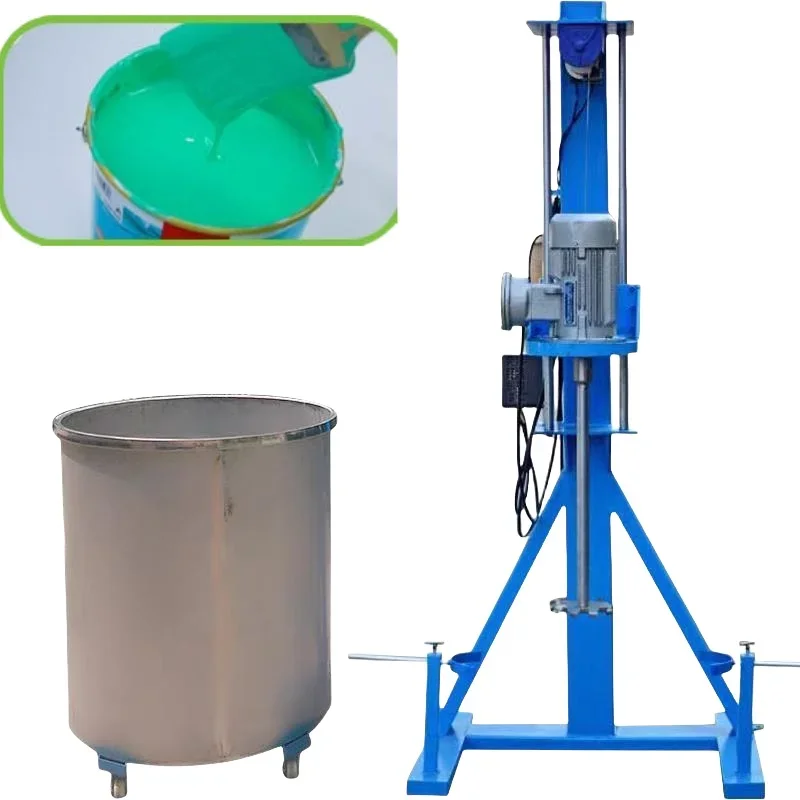 Automatic Pneumatic  Mixer Explosion Proof Glue Agitator Paint Liquid Viscous Detergent Industrial Dispersing Food Homogenizer