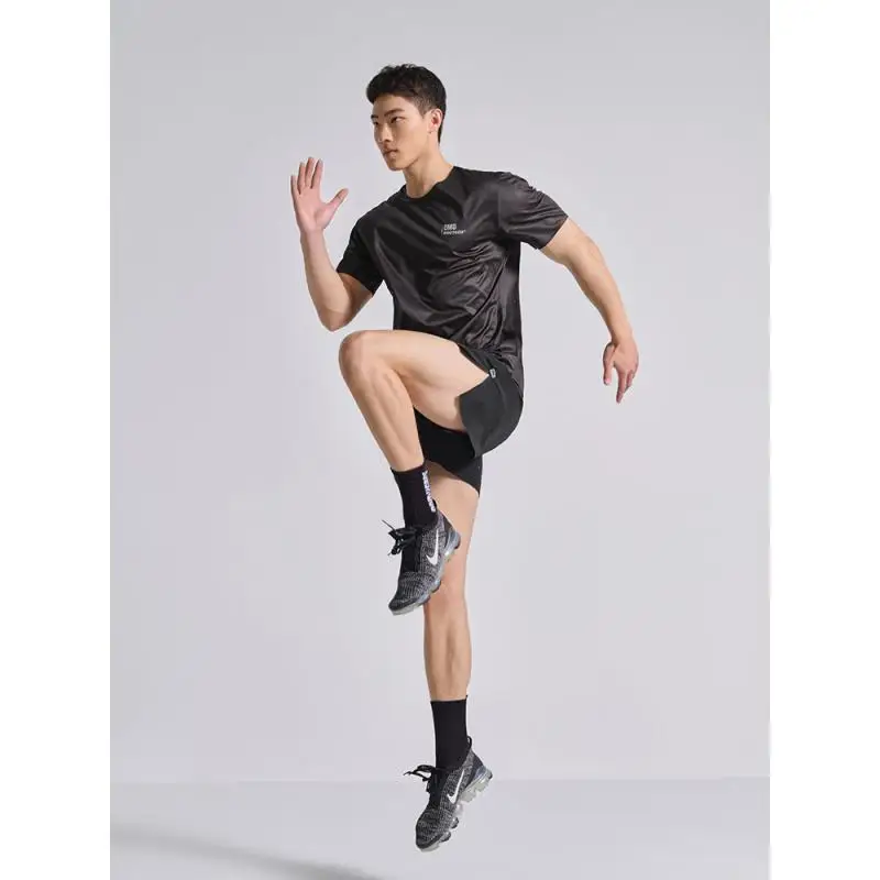 DROZENO Short-sleeved Ultra-light Zero Sense Series Sports Men's Quick-drying Mesh Breathable Fitness Clothes Tight T-shirt