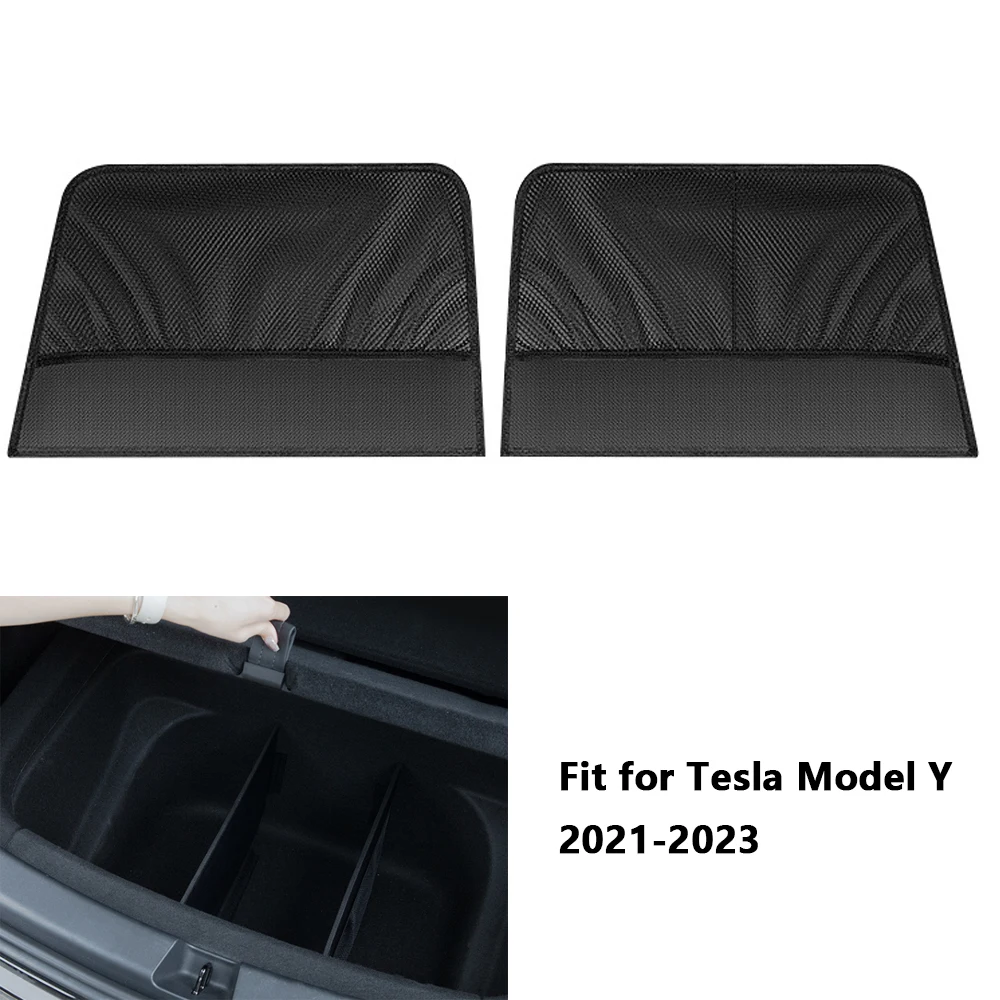 

Rear Trunk Lower Storage Arrange Organizer Partition For Tesla Model Y 2021-2023 Board Car Trunk Storage Box Divider Accessories