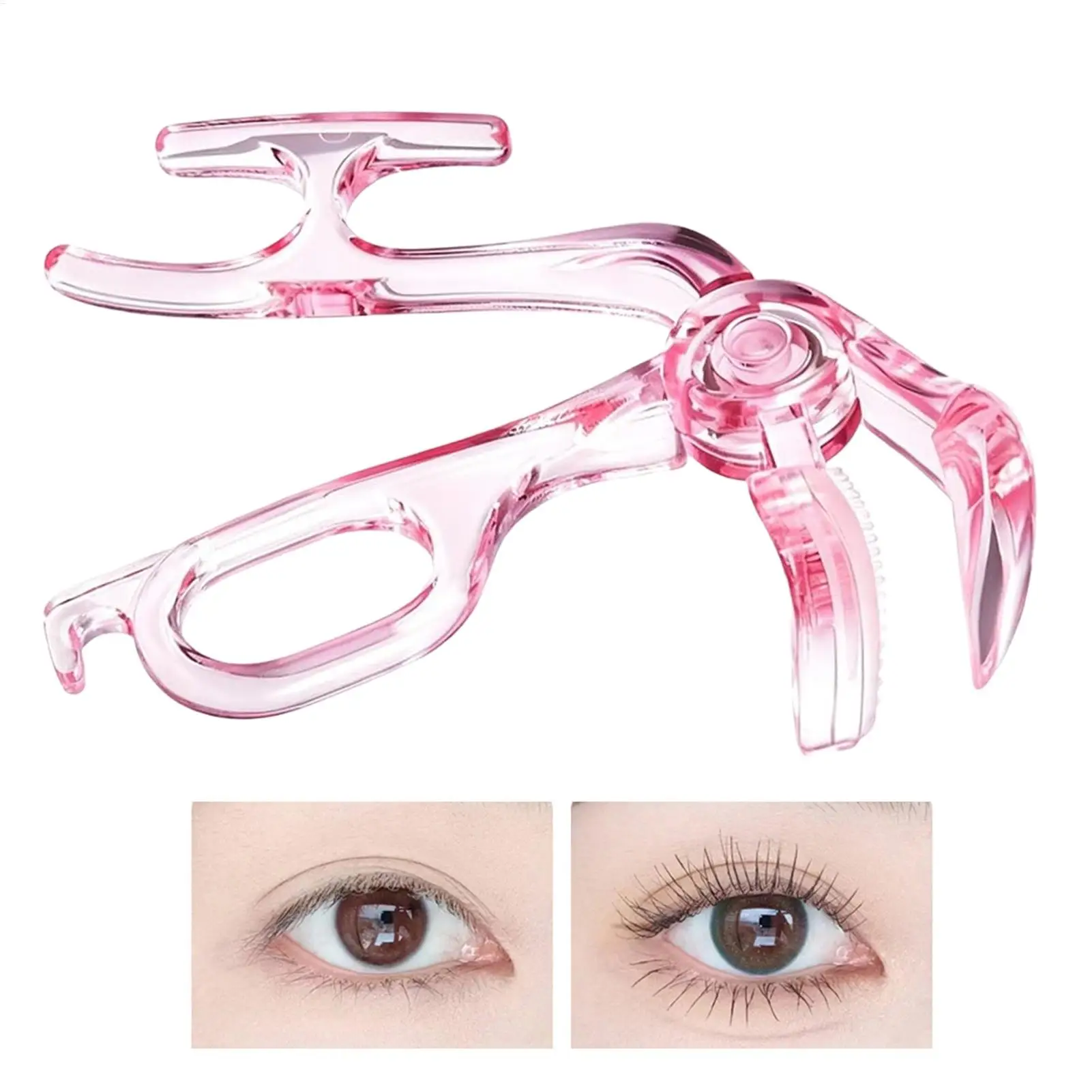 comb-tooth eyelash curler Wide-angle eyelash curler Eyelash Curler  Frameless Portable Handheld Styling Tool with Comb