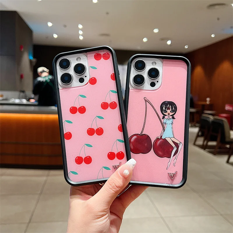 Wildflower Cindy Kimberly Pink Cherries Phone Case For iPhone 17