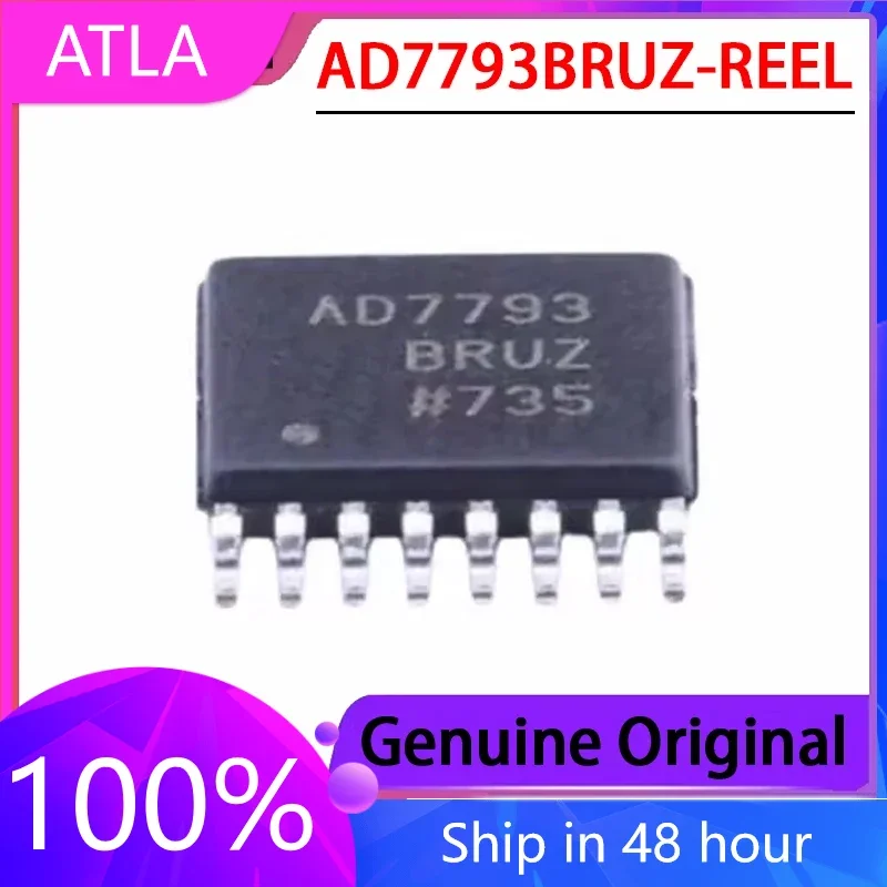 

2PCS NEW Original AD7793BRUZ-REEL AD7793 TSSOP-16 24 Bit Analog-to-digital Converter in Stock