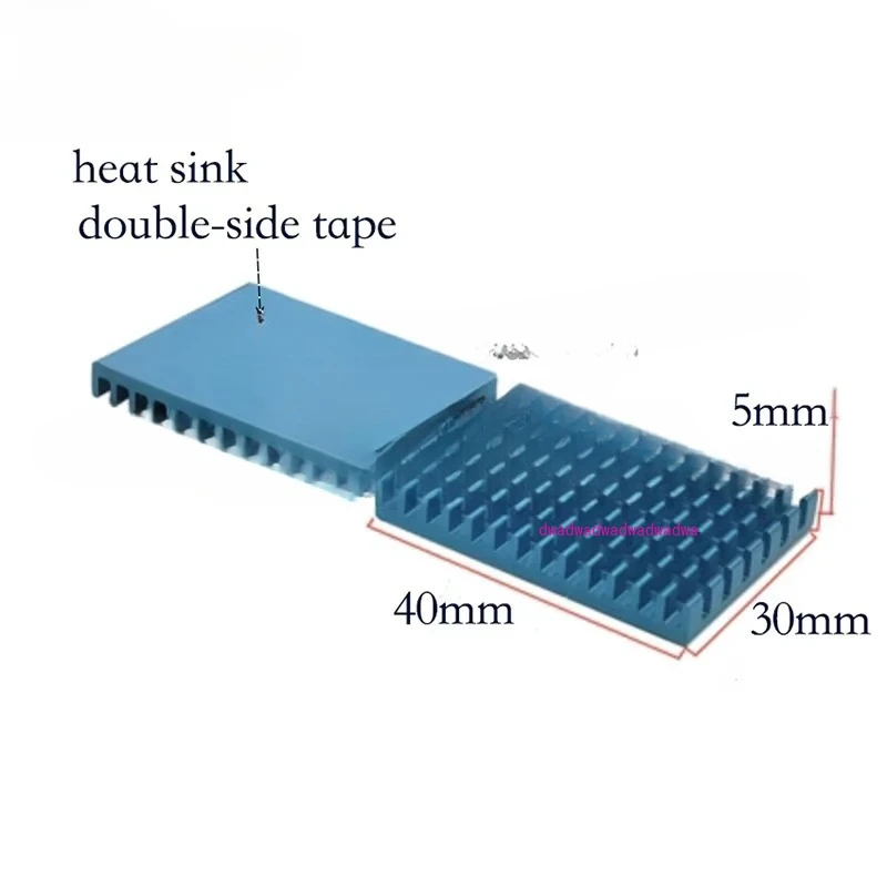 

10Pcs Heat sink Aluminum Electronic Motherboard Heat Conductive Patch For 3G 4G LTE 5G Modem EP06-E RM520N-GL RM500Q RM502Q