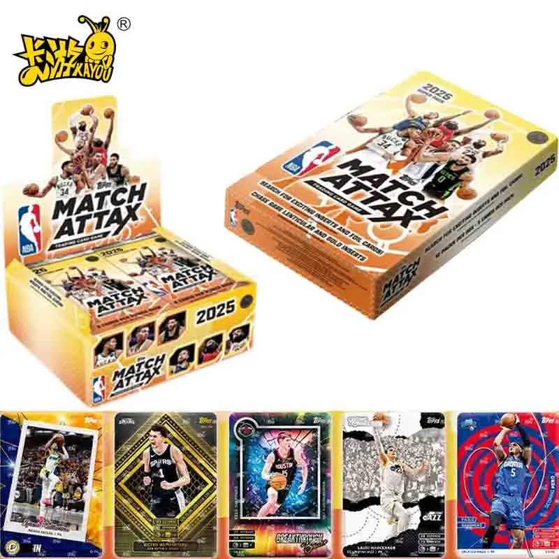

KAYOU TOPPS NBA Star Card 2025 NBA MATCH ATTAX Basketball Match Card Power Pack Super Pack Genuine Peripheral Collection Card