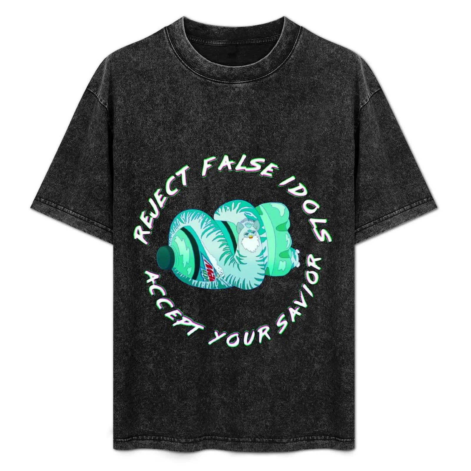 

Футболка Baja Blast Furby в повседневном уличном стиле с короткими рукавами