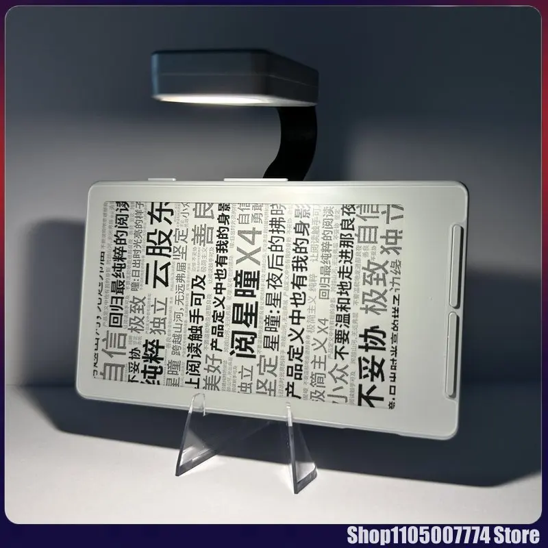 

Hot XTEINK X4 E Ink E Book Reader Clip On Dimmable Reading Light For Night Reading E Ink Screen Portable E Reader For Adults
