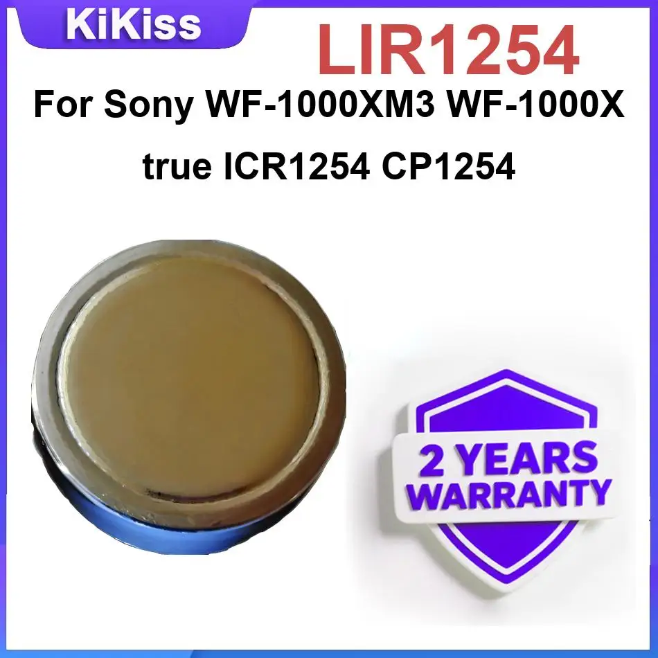 Battery LIR1254 For Sony WF-1000XM3 WF-1000X ICR1254 CP1254 Large capacity Batteries