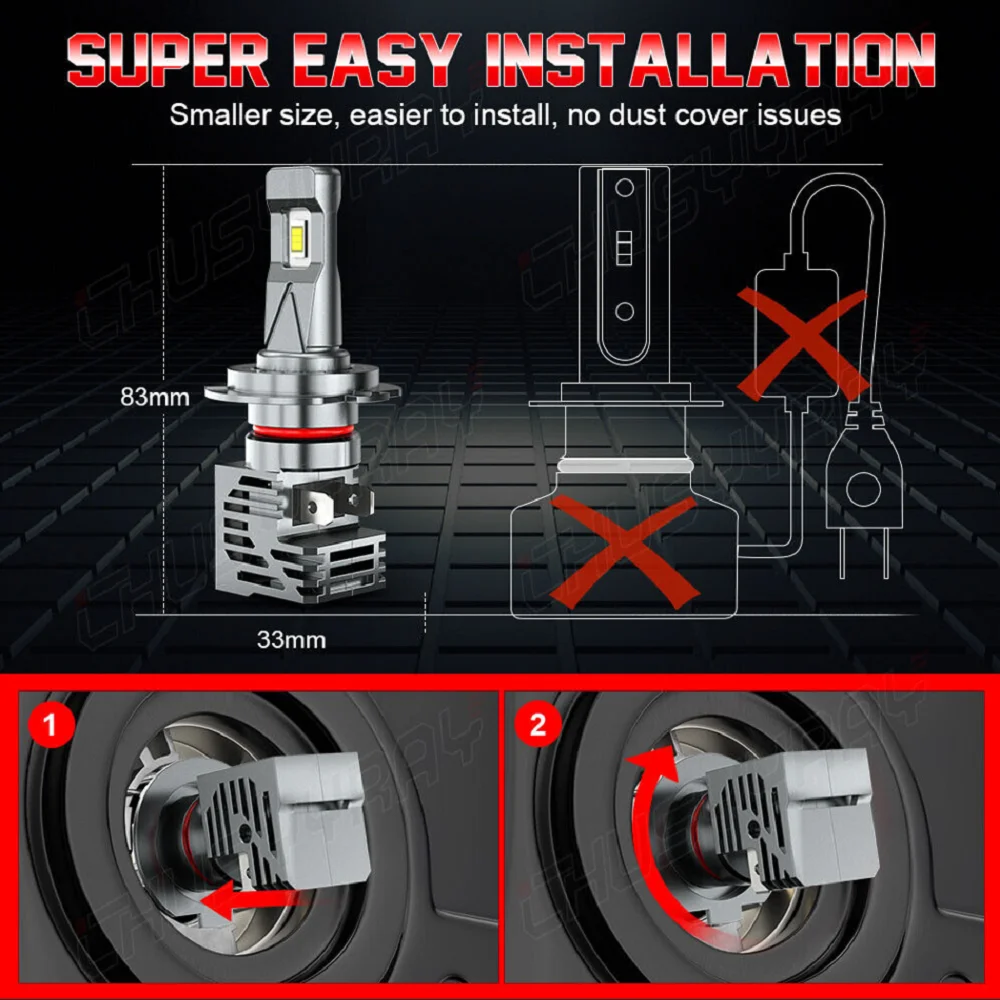 CHUSYYRAY Car lights For Mercedes-Benz GLK350 2013-2015 Kit Faros H7 H15 Bombillas Luz Alta/Baja Car accsesories