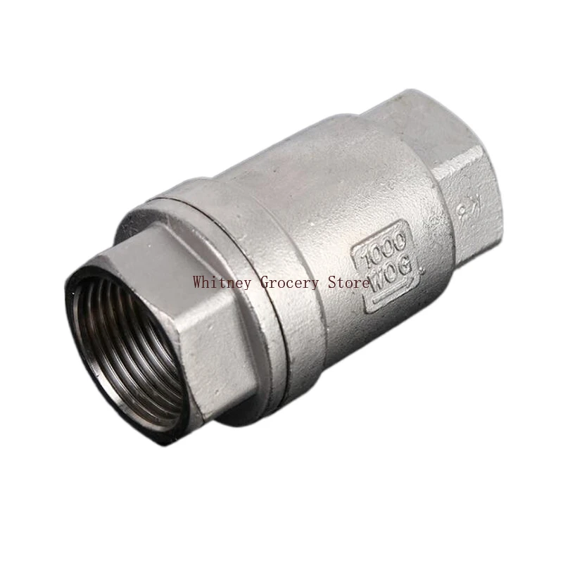 

1/4 - 2 inches BSP Female thread 304 Stainless Steel Vertical Check Valve 1000WOG Spring Loaded SS304 Water Pipe Fitting