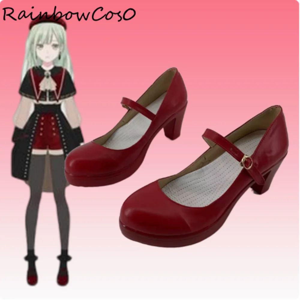 Buty do Cosplayu Wakaba Mutsumi Mortis BanG Dream It's MyGO Ave Mujica, Anime, Halloween, Boże Narodzenie, RainbowCos0 W4626