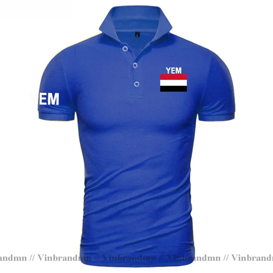 Yemen Yemeni Arabi Polo shirts Men New Fashion Classic Brand Shirt Country Flag Design 100% Cotton Apparel Nation Team YEM Islam