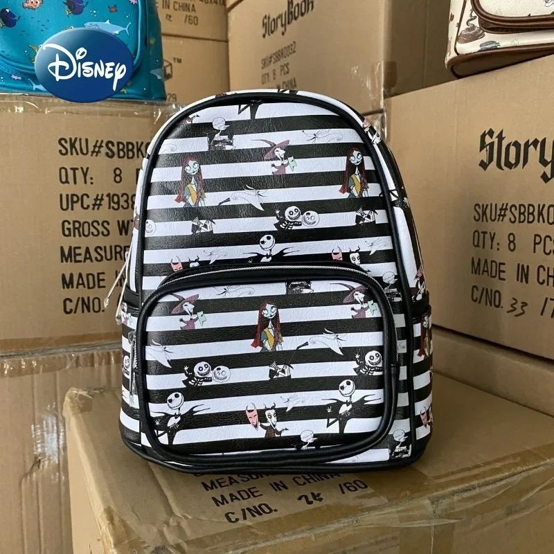 Disney mini mochila impermeável para mulheres, mochila bonito dos desenhos animados, bolsa de escola infantil, marca de luxo original, nova moda