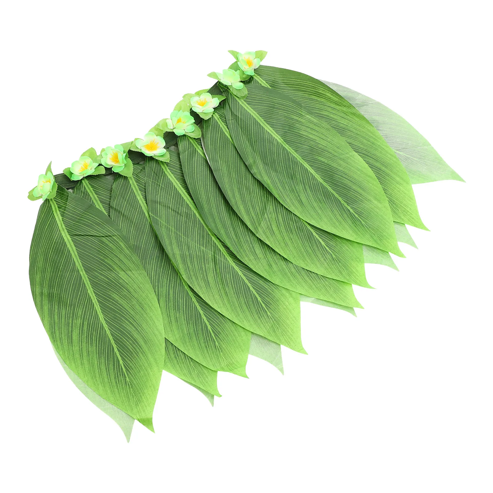 

Skirt Props Elastic Bands Girls Silk Costume Tassel Luau Party Outfit Beach Halloween